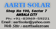 aarti-solar-ambala