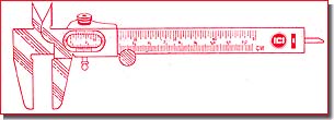 Vernier Calliper With Wheel